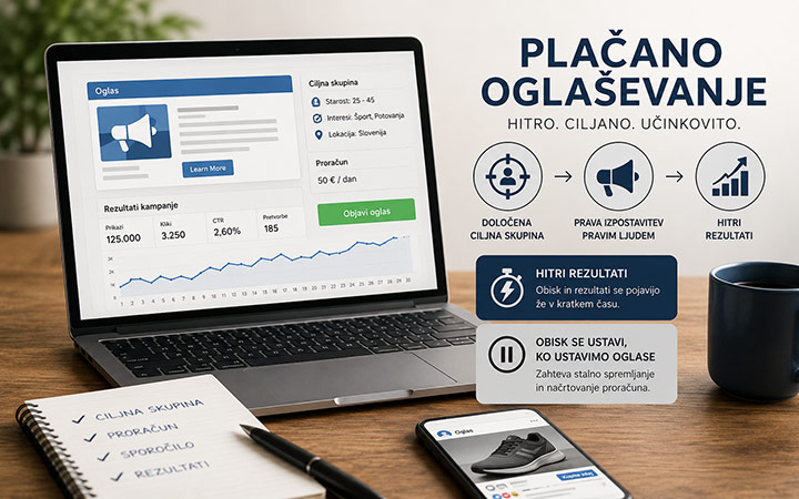 Plačano oglaševanje Plačano oglaševanje